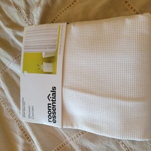 Room Essentials White Shower Curtain